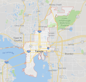 map of software companies in tampa